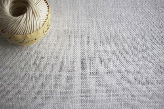 Linen kelt Ensoleie　Flax　Details　